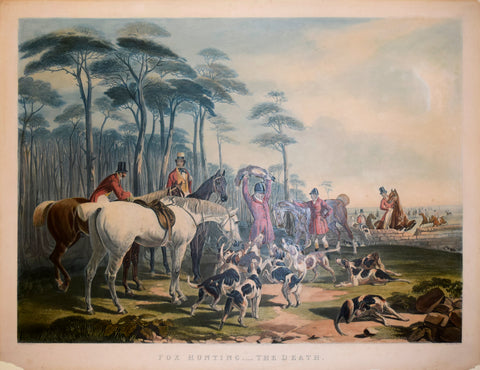 John Frederick Herring Sr (1795-1865), Fox Hunting. The Death.