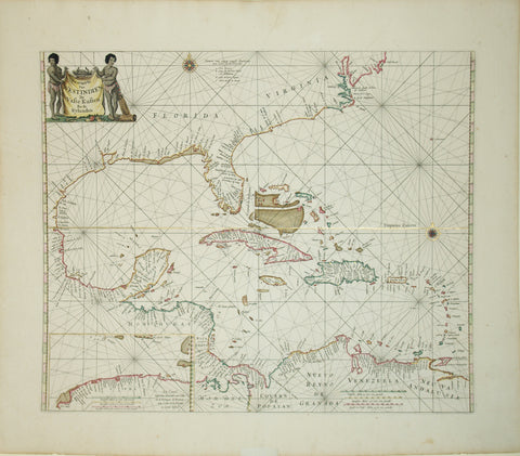 Pieter Goos (ca. 1616-1675), Paskaarte van Westindien…