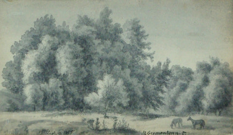 August Kollner (American, active 1838–72), At Germantown, Pa. Sept. 10, 1855