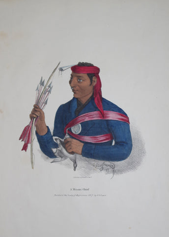 James Otto Lewis (1799-1858), A Miami Chief