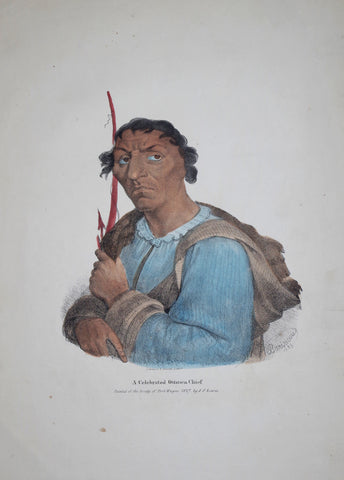 James Otto Lewis (1799-1858), A Celebrated Ottawa Chief
