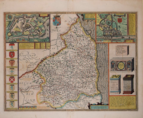 John Speed (1552-1629), Northumberland