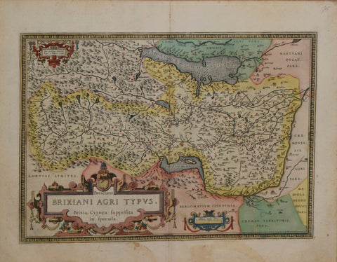 Abraham Ortelius (Flemish, 1527-1598) Brixiani Agri Typus...