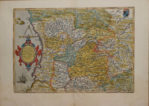 Abraham Ortelius (Flemish, 1527-1598) Ducatus Mediolanen sis Finitima...