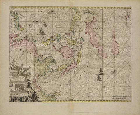 Reinier Ottens (1698-1750) & Joshua Ottens (1704-1765), Orientaliora Indiarium Orientalium...