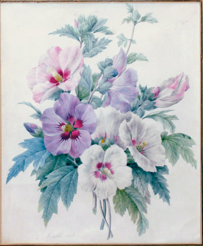 Pierre-Joseph Redouté (Belgian, 1759-1840), A Bouquet of Rose of Sharon