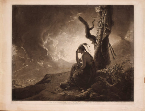 John Raphael Smith The Widow of an Indian Chief watching the Arms of her Deceased Husband