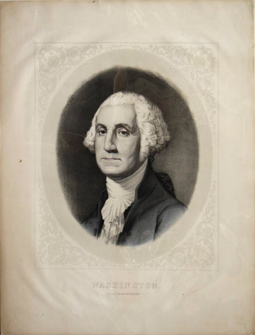 After Gilbert Stuart. "Washington."