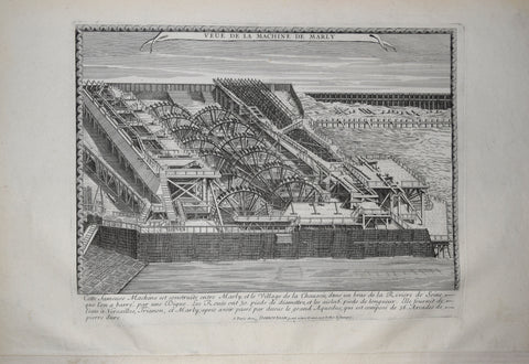 Pierre Le Pautre (1652-1716), Veue de la Machine de Marly