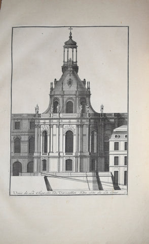 Pierre Le Pautre (1652-1716), Veiie de la Chapelle de Versailles du cote de la Cour