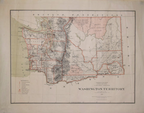 United States General Land Office/Charles Roeser, Washington Territory