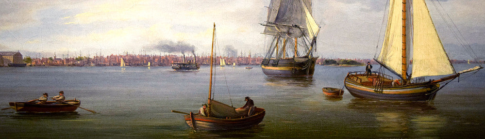 Thomas Birch - Philadelphia from the Delaware River