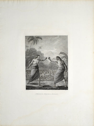 Captain James Cook (1728-1729) and John Webber (1751-1793), A Boxing Match in Hapaee