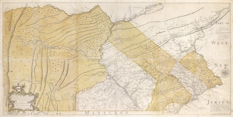Nicholas Scull (1687-1761), Map of the improved Part of the Province of Pennsylvania