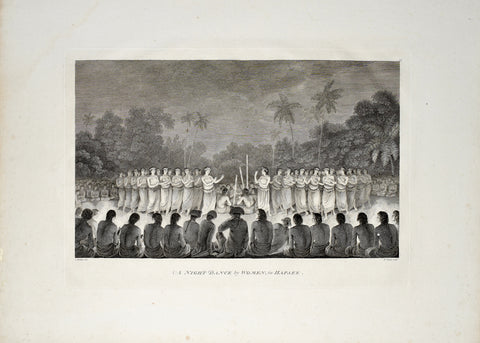 Captain James Cook (1728-1729) and John Webber (1751-1793), A Night Dance by Women, in Hapaee