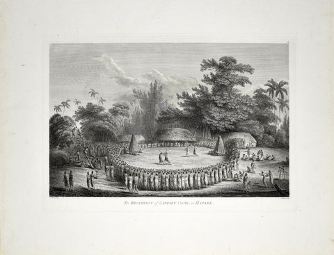 Captain James Cook (1728-1729) and John Webber (1751-1793), The Reception of Captain Cook, in Hapaee