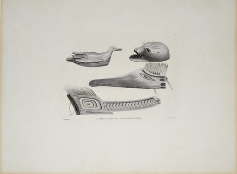 Captain James Cook (1728-1729) and John Webber (1751-1793), Various Articles, at Nootka Sound