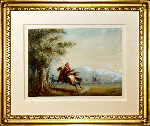 Alfred Jacob Miller (1810-1874), Indians in Pursuit
