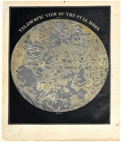 Asa Smith, Telescopic View of the Full Moon