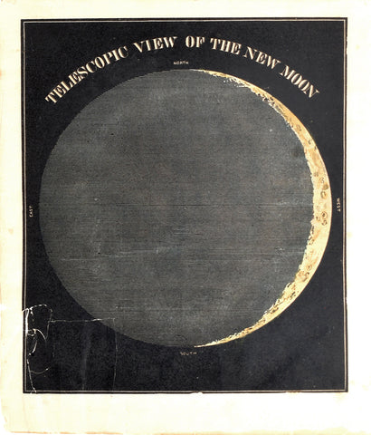 Asa Smith, Telescopic View of the New Moon