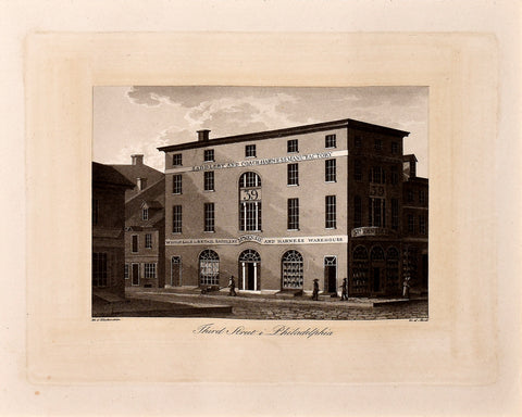 Axel Leonhard Klinckowstrom (1755-1837), Third Street i Philadelphia