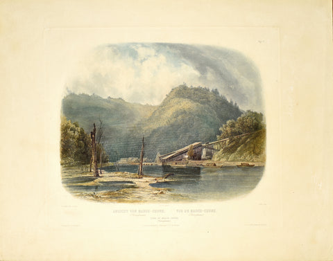 Karl Bodmer (1809-1893), Vig. V, View of Mauch-Chunk, Pennsylvania