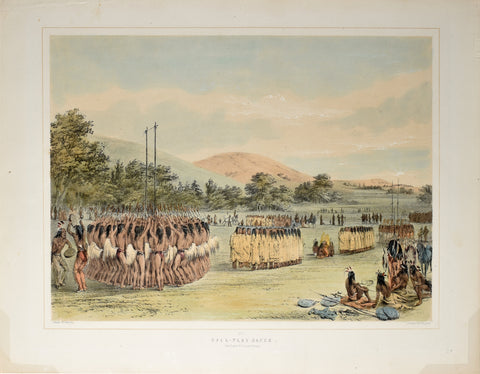 George Catlin (American, 1796-1872), Ball-Play Dance