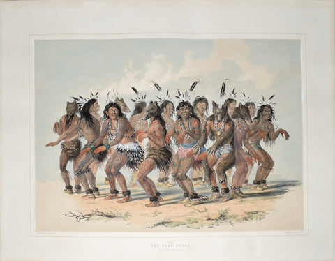 George Catlin (American, 1796-1872), The Bear Dance