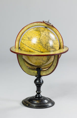 Vintage Globe Terrestre Universal, World Globe French 23cm, the George F.  Cram., Inc-french World Globe -  Denmark