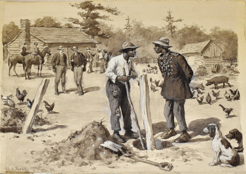 Arthur Burdett Frost (1851-1928),  The Button was Gone