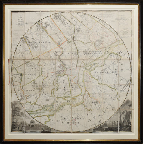 John Hills (fl. 1777-1816), Plan of the City of Philadelphia and Environs