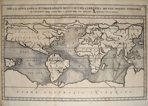 Kircher, Anthanasius (German, 1602-1680), Tabula Geographico-Hydrographica...
