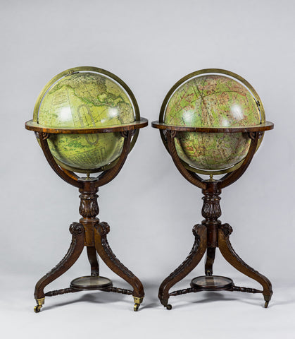 Globe terrestre verre Taride 33cm vintage 1979 — Jolie Vieillerie