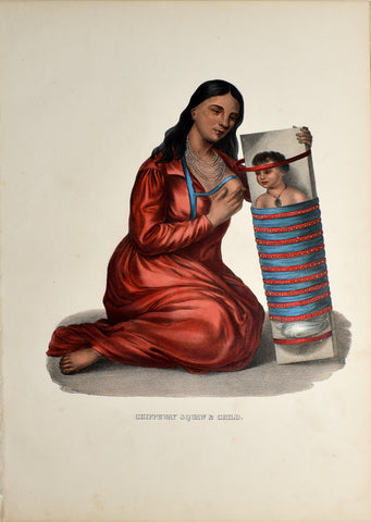 Thomas McKenney (1785-1859) & James Hall (1793-1868), Chippeway Squaw & Child