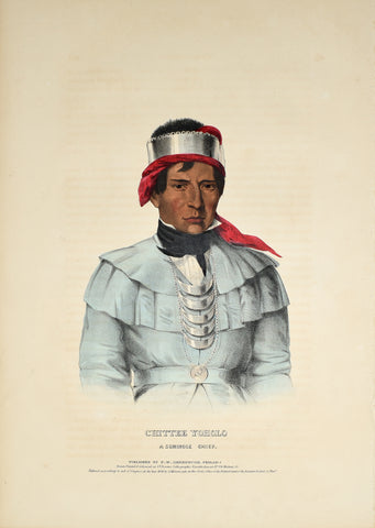 Thomas McKenney (1785-1859) & James Hall (1793-1868), Chittee Yoholo, A Seminole Chief