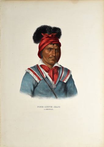 Thomas McKenney (1785-1859) & James Hall (1793-1868), Foke-Luste-Hajo, A Seminole