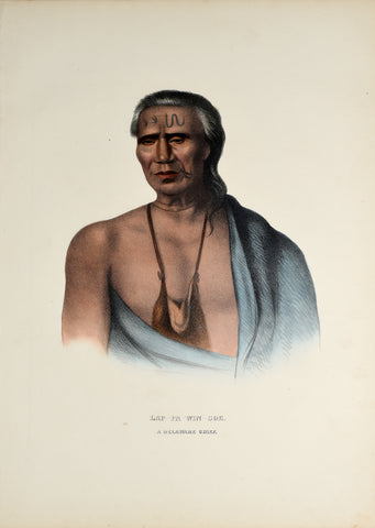 Thomas McKenney (1785-1859) & James Hall (1793-1868), Lap-Pa-Win-Soe, A Delaware Chief