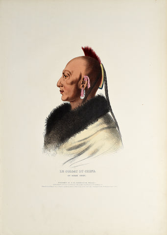 Thomas McKenney (1785-1859) & James Hall (1793-1868), Le Soldat Du Chene, An Osage Chief