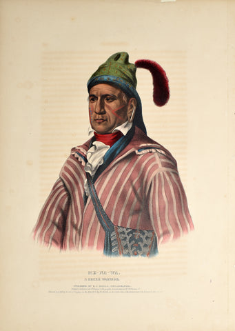 Thomas McKenney (1785-1859) & James Hall (1793-1868), Me-Na-Wa, A Creek Warrior