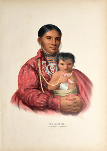 Thomas McKenney (1785-1859) & James Hall (1793-1868), Mo-Hon-Go, An Osage Woman