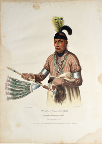 Thomas McKenney (1785-1859) & James Hall (1793-1868), Naw-Kaw or Wood