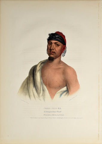 Thomas McKenney (1785-1859) & James Hall (1793-1868), Peah-Mas-Ka, A Musquawkee Chief