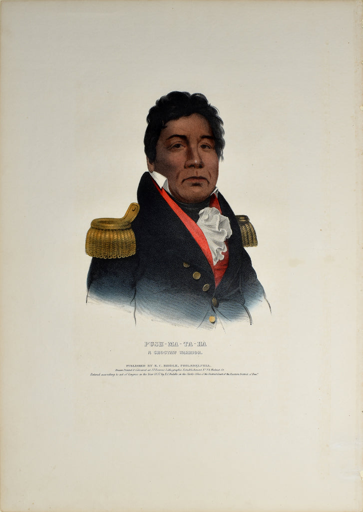 Thomas McKenney (1785-1859) & James Hall (1793-1868), Push-Ma-Ta-Ha, A ...
