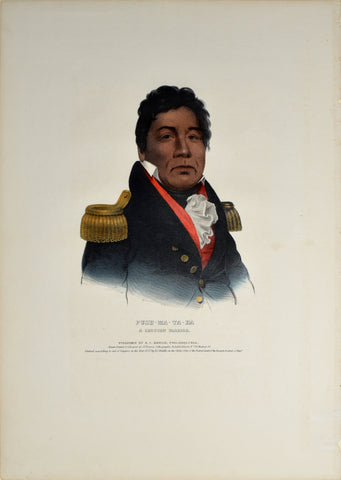 Thomas McKenney (1785-1859) & James Hall (1793-1868), Push-Ma-Ta-Ha, A Choctaw Warrior