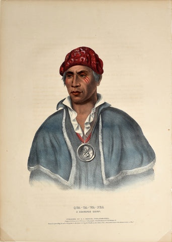 Thomas McKenney (1785-1859) & James Hall (1793-1868), Qua-Ta-Wa-Pea, A Shawanoe Chief