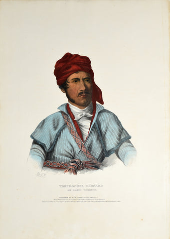 Thomas McKenney (1785-1859) & James Hall (1793-1868), Timpoochee Barnard, An Uchee Warrior