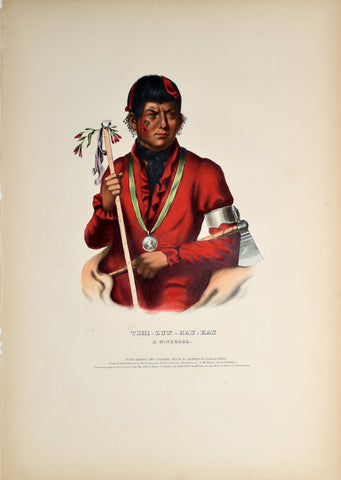 Thomas McKenney (1785-1859) & James Hall (1793-1868), Tshi-Zun-Hau-Kau, A Winebago