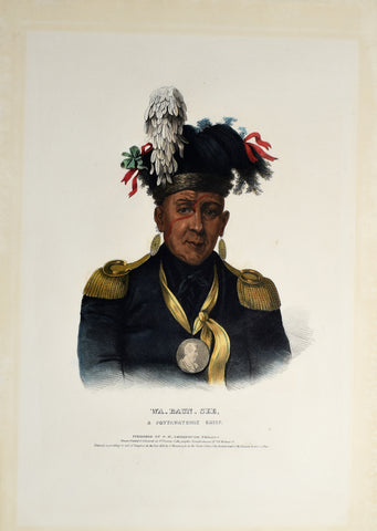 Thomas McKenney (1785-1859) & James Hall (1793-1868), Wa-Baun-See, A Pottawatomie Chief