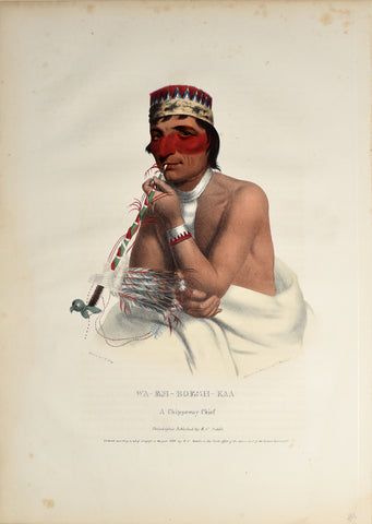 Thomas McKenney (1785-1859) & James Hall (1793-1868), Wa-Em-Boesh_Kaa, A Chippeway Chief