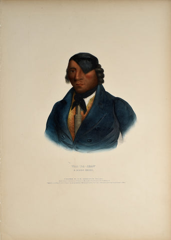 Thomas McKenney (1785-1859) & James Hall (1793-1868), Waa-Pa-Shaw, A Sioux Chief